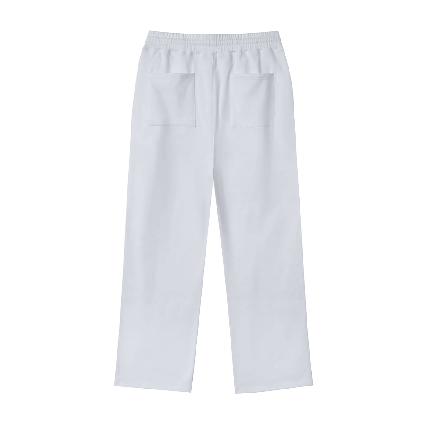 LN White Straight Leg Sweat Pants