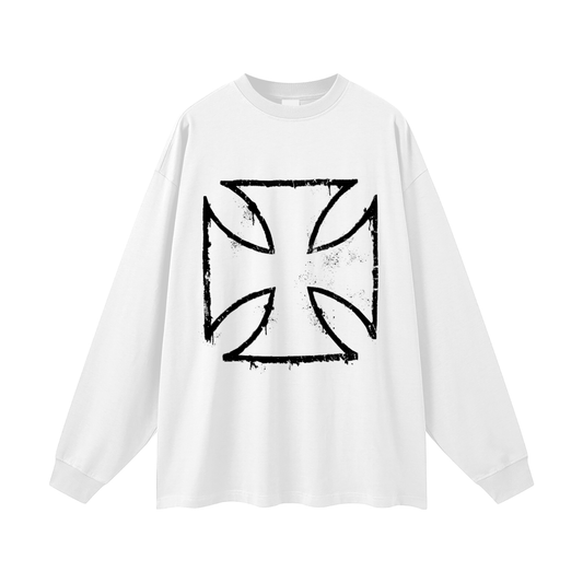 LN White Long Sleeve T-Shirt